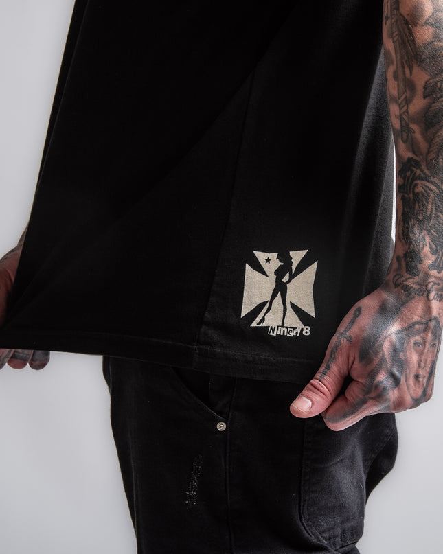 Men’s S/S Tee Premium | LIVIN – Black