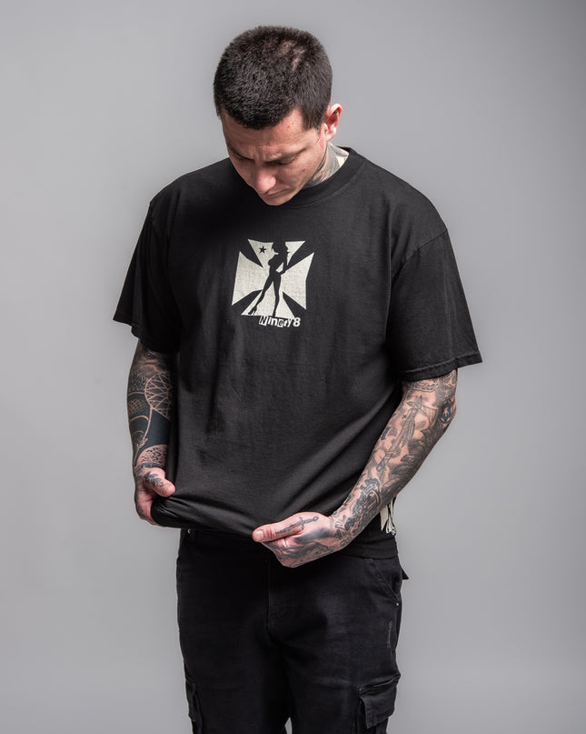 Men’s S/S Tee Premium | LIVIN – Black