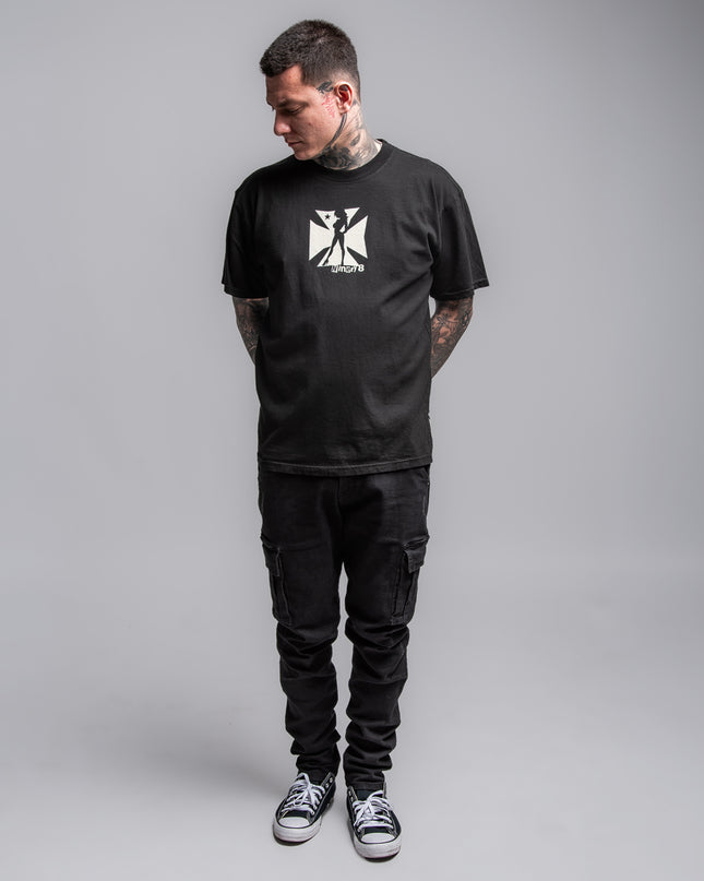 Men’s S/S Tee Premium | LIVIN – Black
