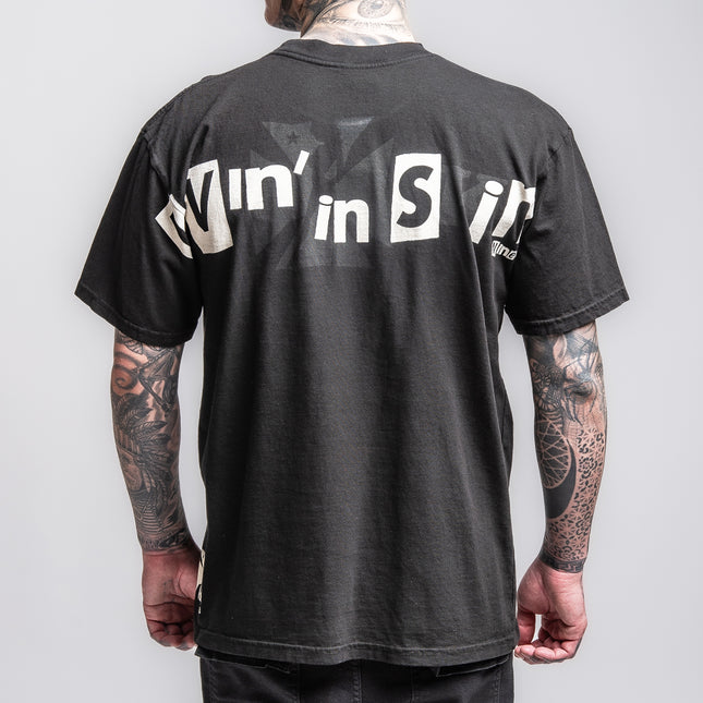 Men’s S/S Tee Premium | LIVIN – Black