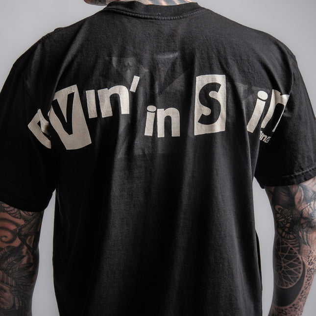 Men’s S/S Tee Premium | LIVIN – Black