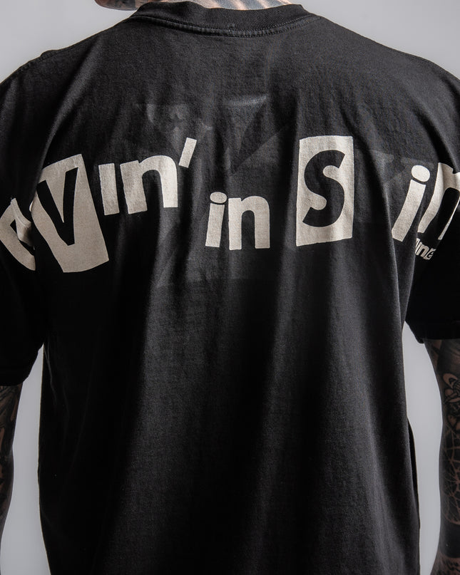 Men’s S/S Tee Premium | LIVIN – Black