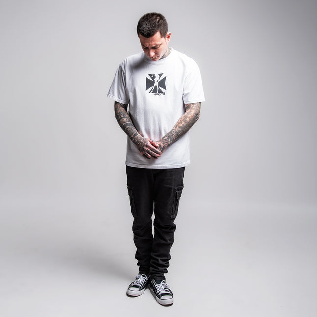 Men’s S/S Tee Premium | LIVIN – White