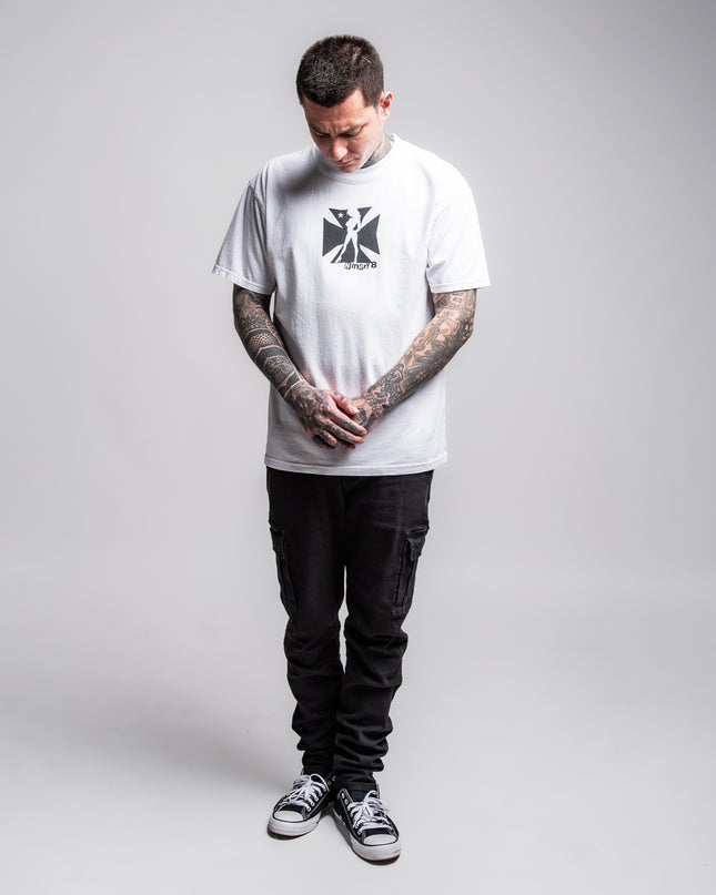 Men’s S/S Tee Premium | LIVIN – White