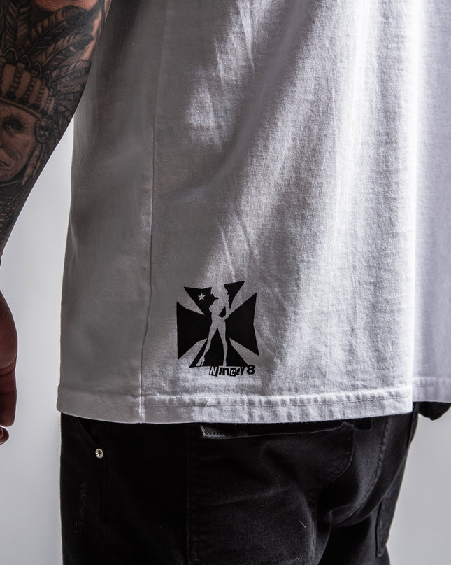 Men’s S/S Tee Premium | LIVIN – White