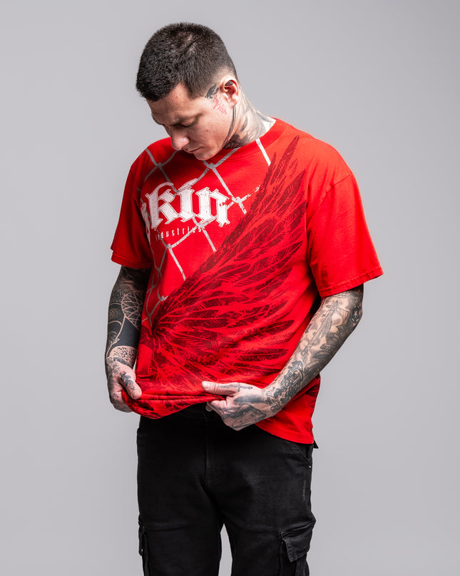 Men’s S/S Tee Premium | RECKONING - Red