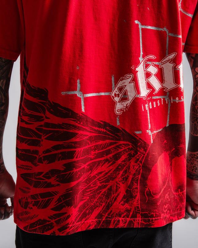 Men’s S/S Tee Premium | RECKONING - Red