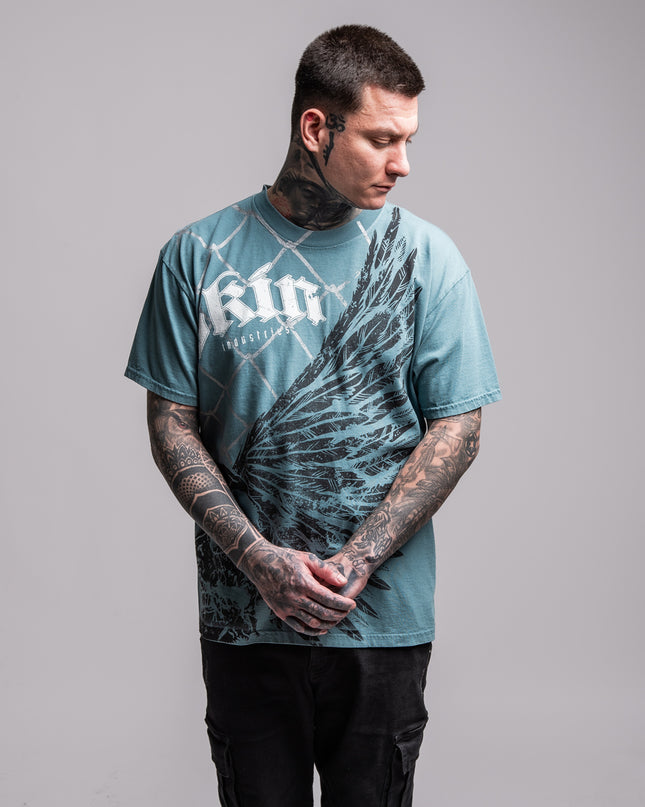 Men’s S/S Tee Premium | RECKONING - Blue
