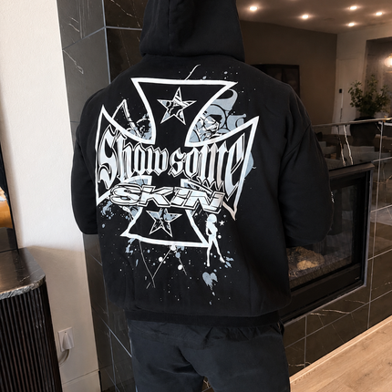SLICK - Black (Zip Hoodie)
