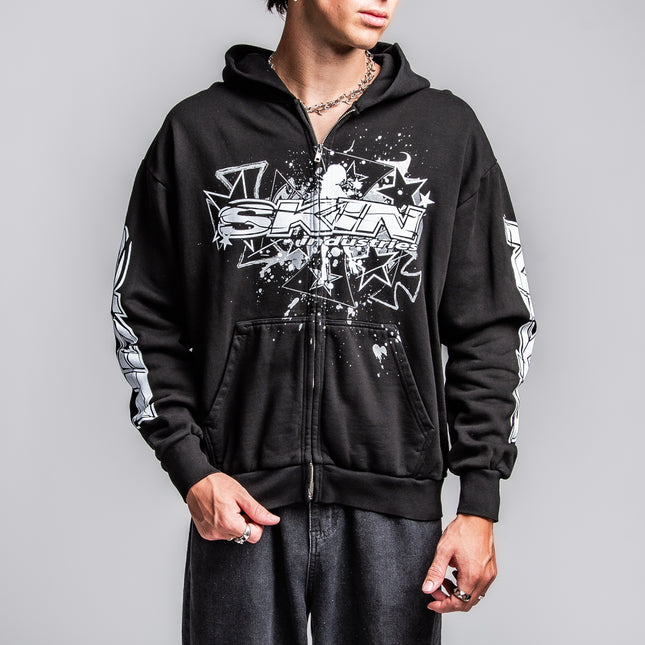 Men's Hoodie Zip | SLICK - Black