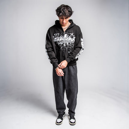 Men's Hoodie Zip | SLICK - Black