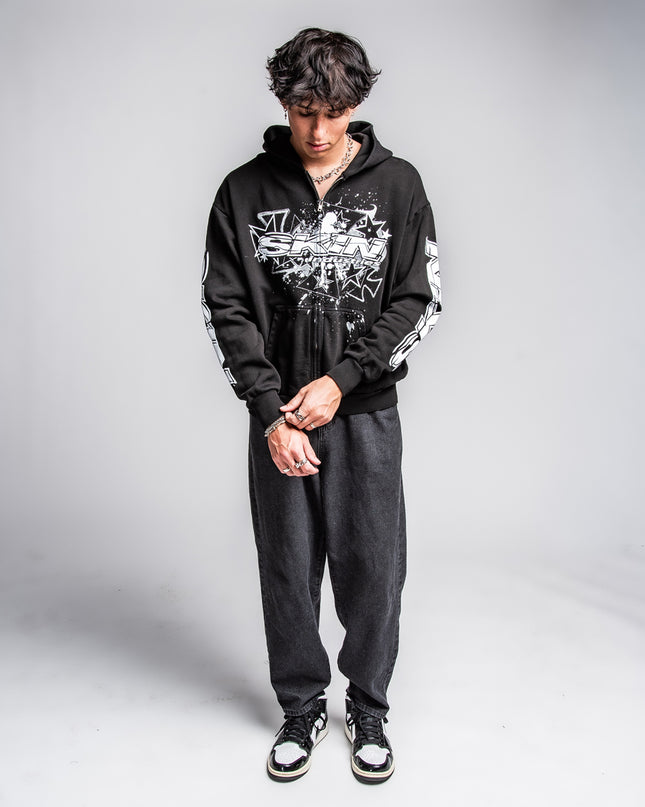 Men's Hoodie Zip | SLICK - Black