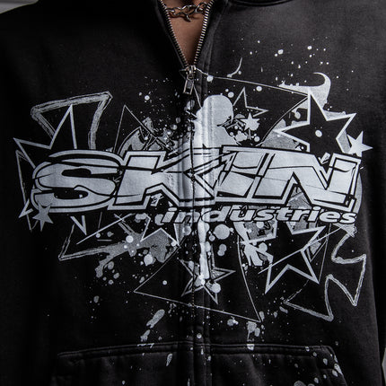 Men's Hoodie Zip | SLICK - Black