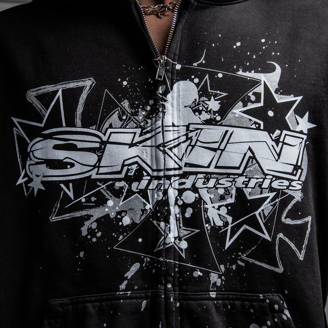 Men's Hoodie Zip | SLICK - Black