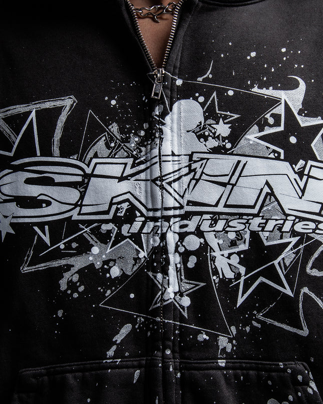 Men's Hoodie Zip | SLICK - Black