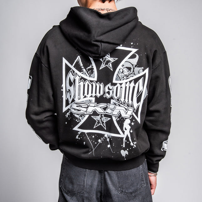 Men's Hoodie Zip | SLICK - Black