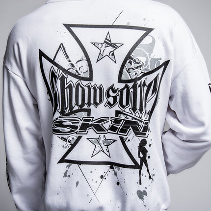 Men's Hoodie Zip | SLICK - White