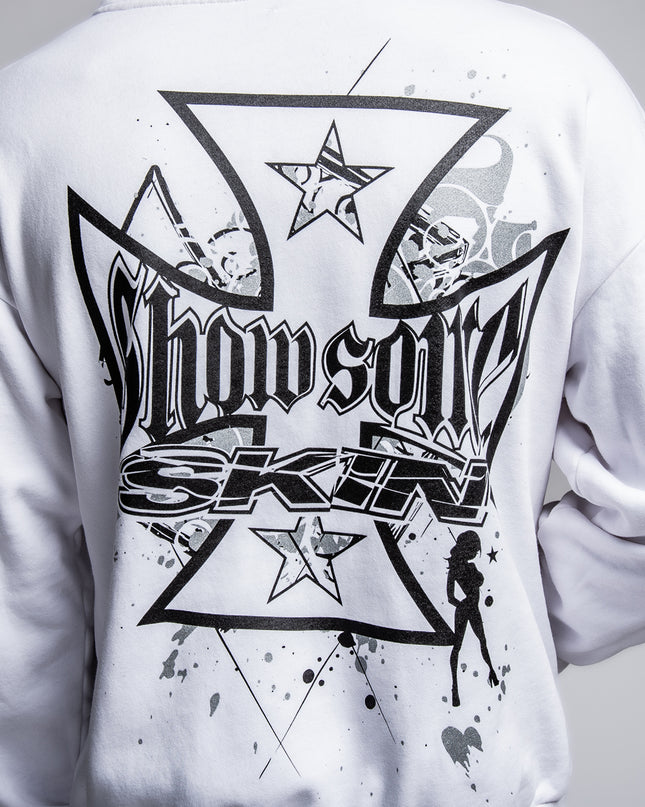 Men's Hoodie Zip | SLICK - White