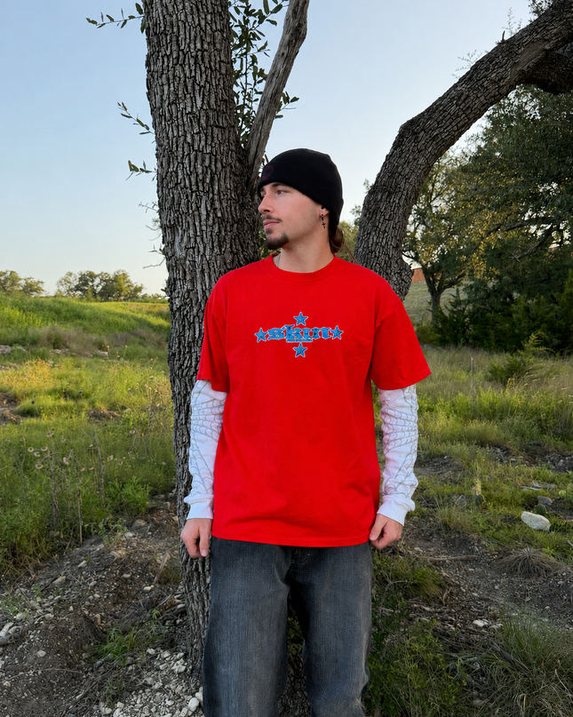 Men's 2Fer Tee | SPIDER - Red