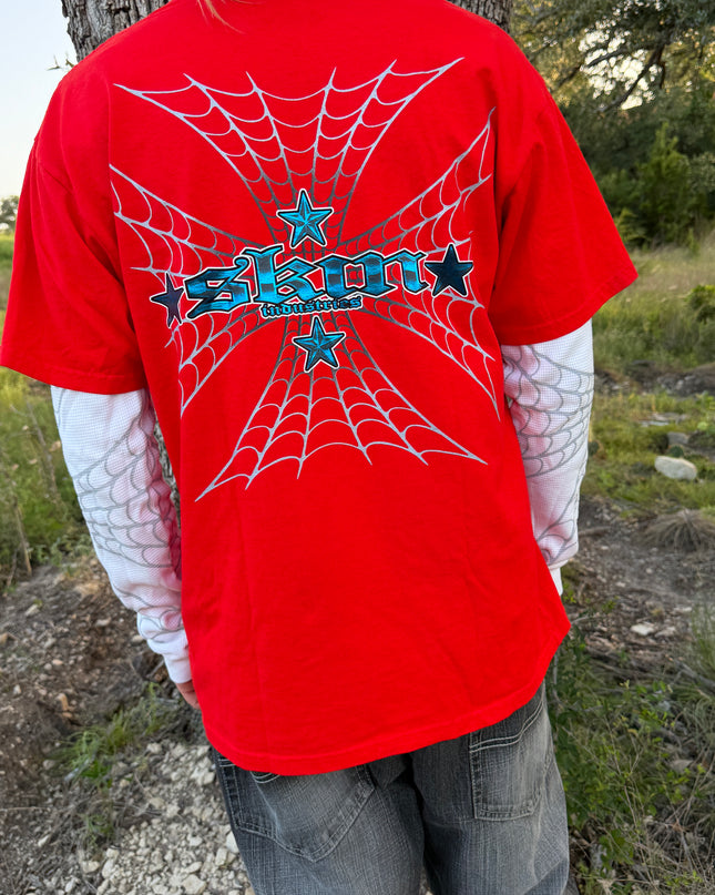 Men's 2Fer Tee | SPIDER - Red
