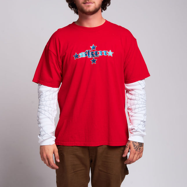 Men's 2Fer Tee | SPIDER - Red