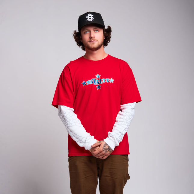 Men's 2Fer Tee | SPIDER - Red