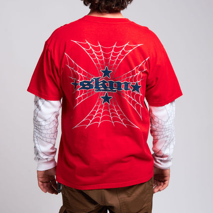 Men's 2Fer Tee | SPIDER - Red