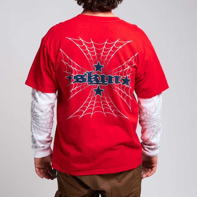 Men's 2Fer Tee | SPIDER - Red