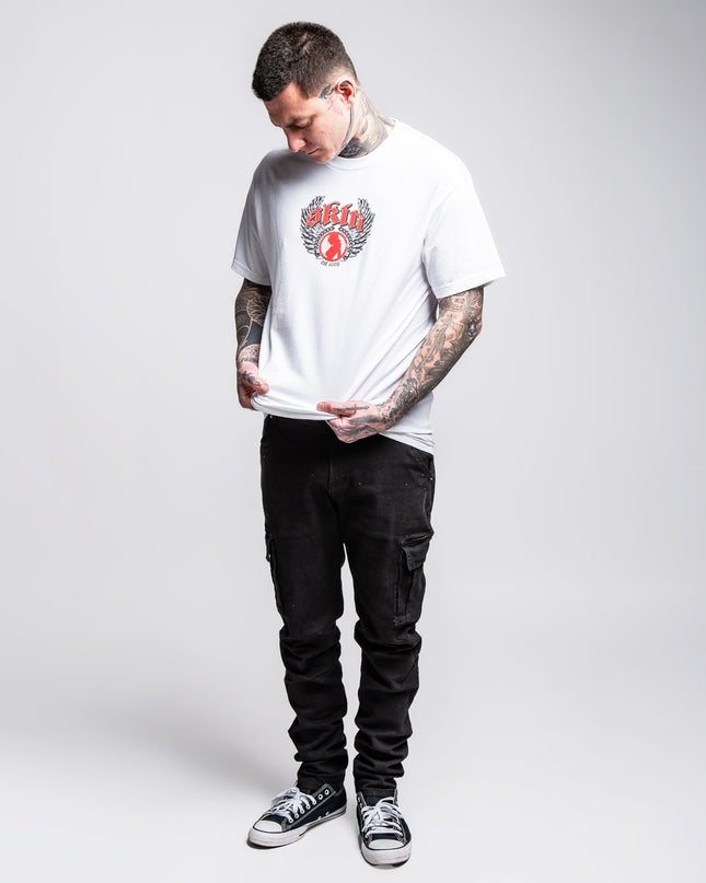Men’s S/S Tee Standard | STEALTH - White