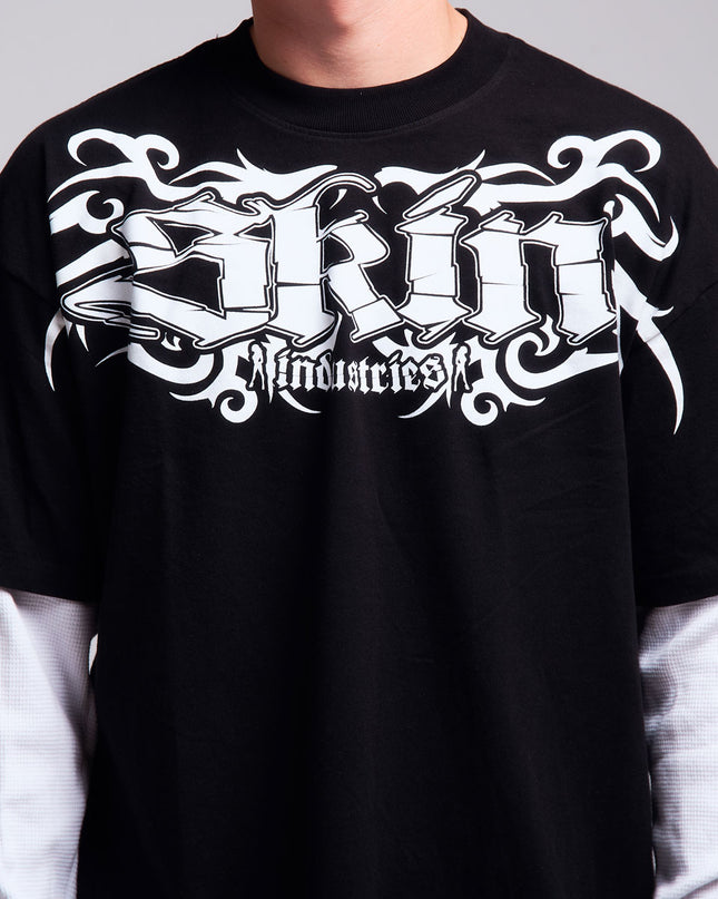 Men's 2Fer Tee | TRIBAL - Black