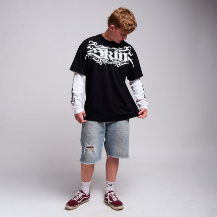 Men's 2Fer Tee | TRIBAL - Black