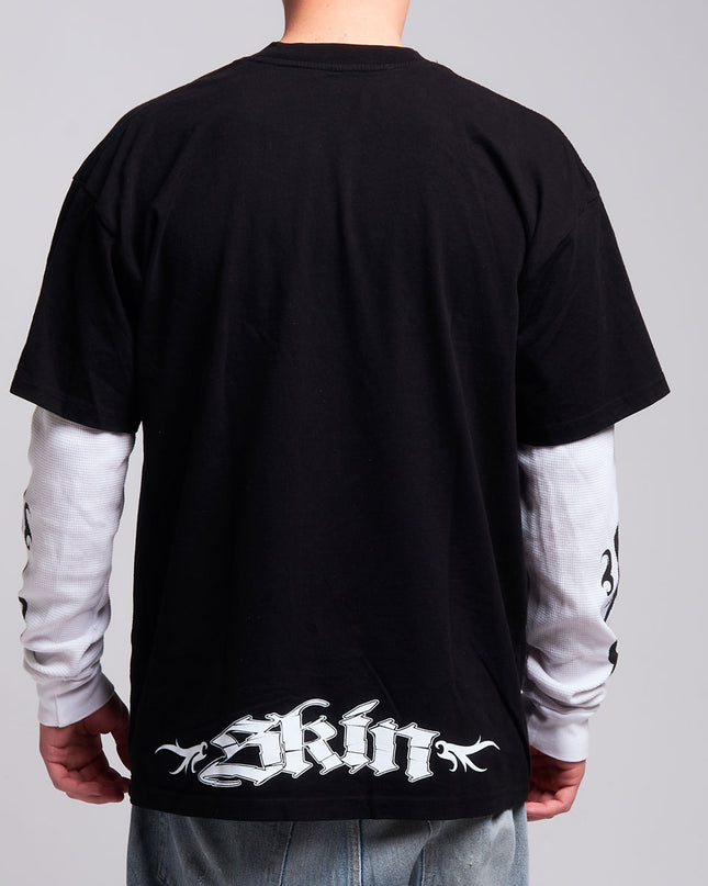 Men's 2Fer Tee | TRIBAL - Black