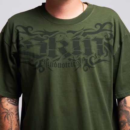 Men’s S/S Tee Premium | TRIBAL - Army