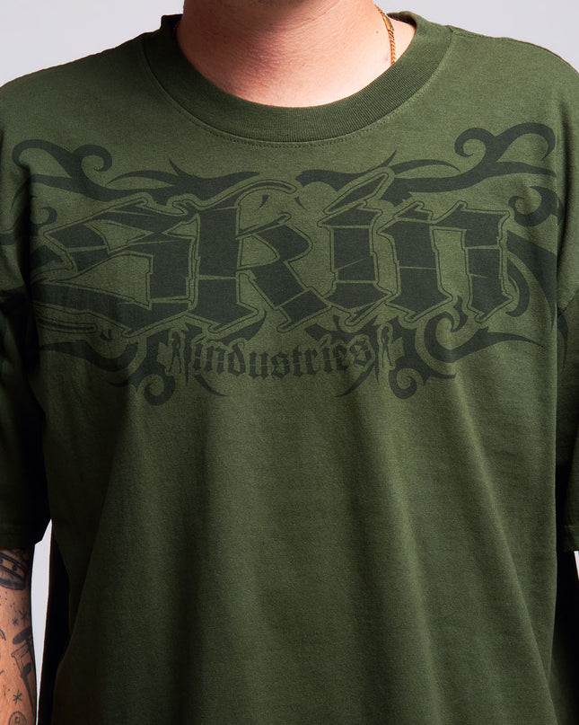 Men’s S/S Tee Premium | TRIBAL - Army
