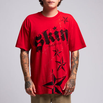 Men’s S/S Tee Premium | LOCKED DOWN – Red