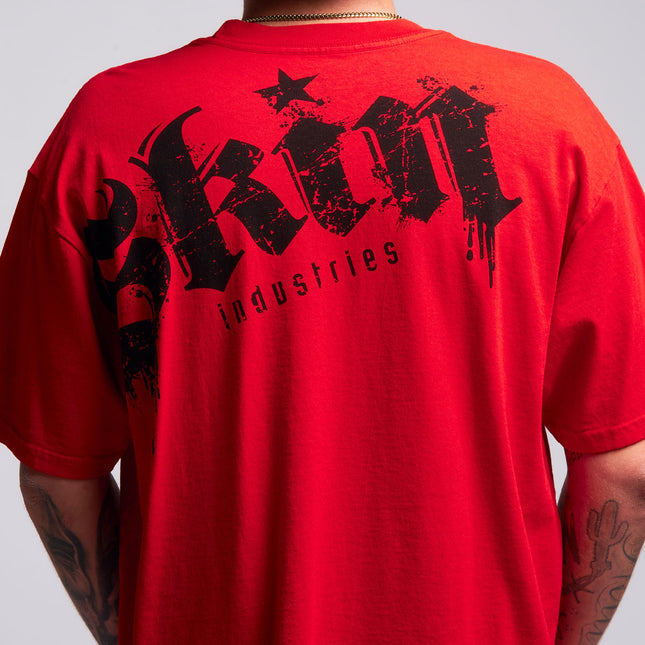 Men’s S/S Tee Premium | LOCKED DOWN – Red