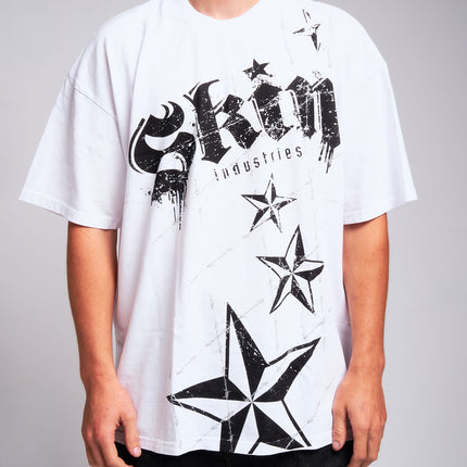 Men’s S/S Tee Premium | LOCKED DOWN – White