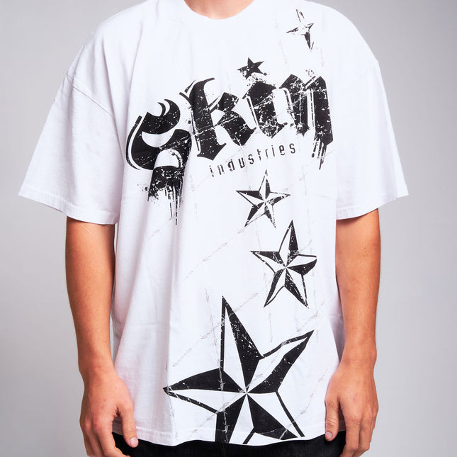Men’s S/S Tee Premium | LOCKED DOWN – White