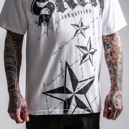 Men’s S/S Tee Premium | LOCKED DOWN – White