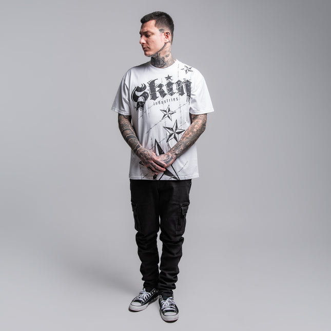 Men’s S/S Tee Premium | LOCKED DOWN – White
