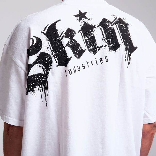 Men’s S/S Tee Premium | LOCKED DOWN – White
