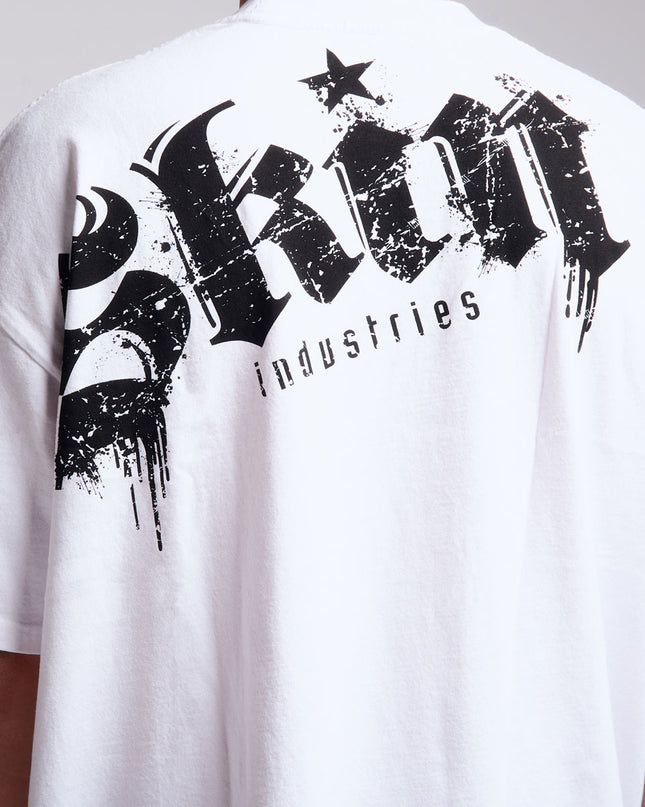 Men’s S/S Tee Premium | LOCKED DOWN – White