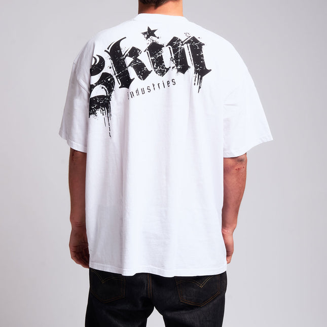 Men’s S/S Tee Premium | LOCKED DOWN – White