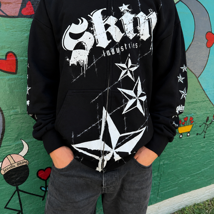 LOCK DOWN - Black | ELITE Zip Up Hoodie