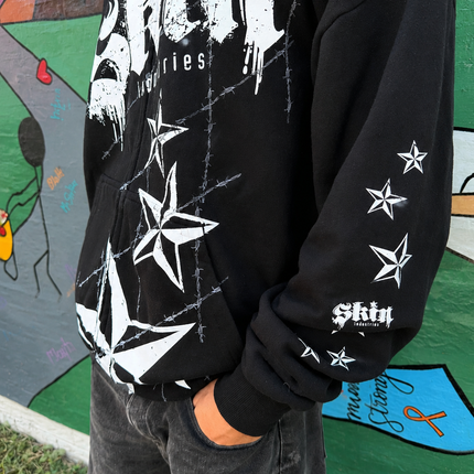 LOCK DOWN - Black | ELITE Zip Up Hoodie
