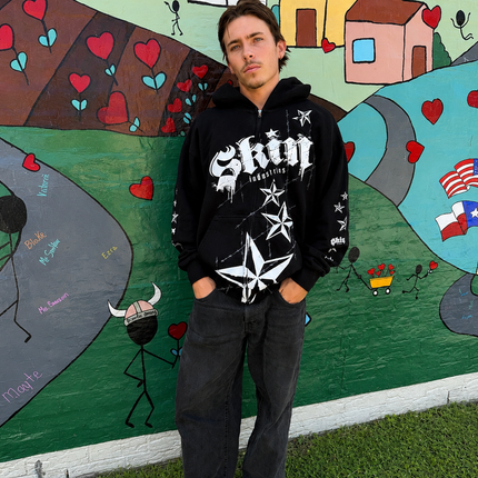 LOCK DOWN - Black | ELITE Zip Up Hoodie