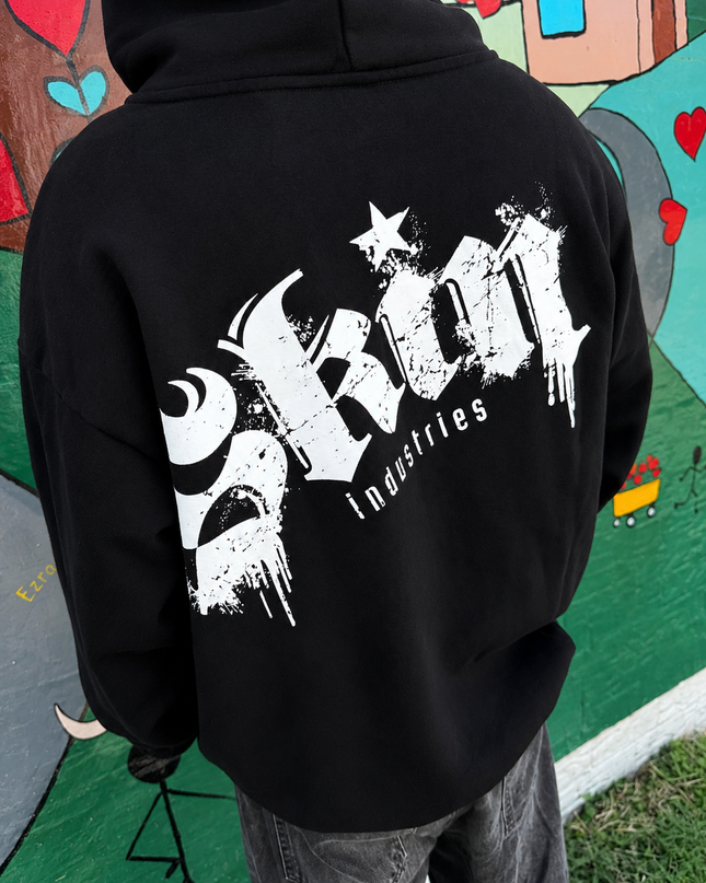 LOCK DOWN - Black | ELITE Zip Up Hoodie