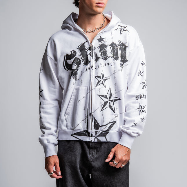 Men's Hoodie Zip | LOCK DOWN - Black