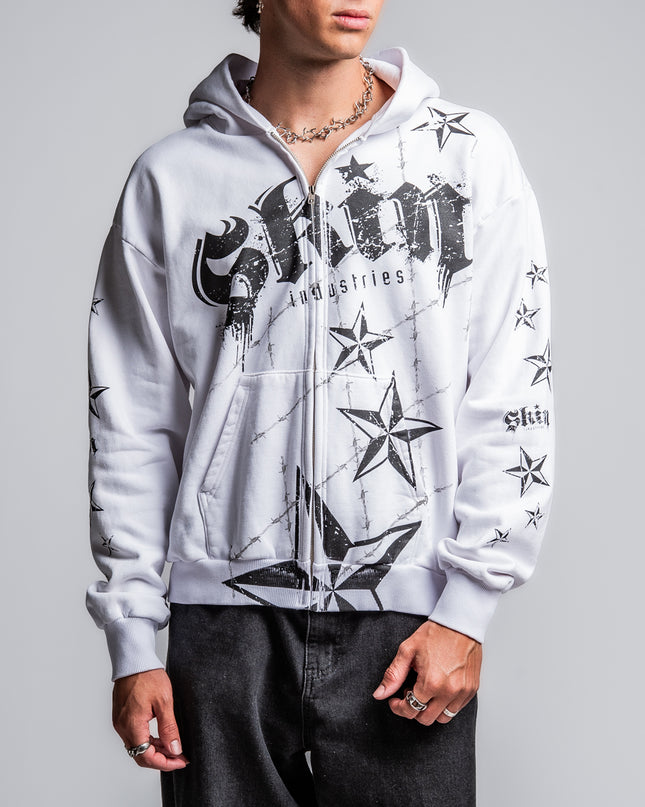 Men's Hoodie Zip | LOCK DOWN - Black