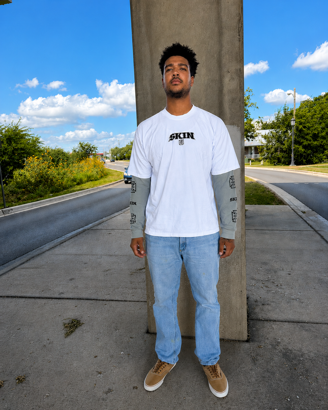 Men's 2Fer Tee | RUMBLER - White